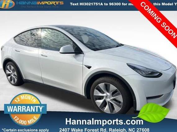 TESLA MODEL Y 2021 5YJYGDEEXMF063608 image